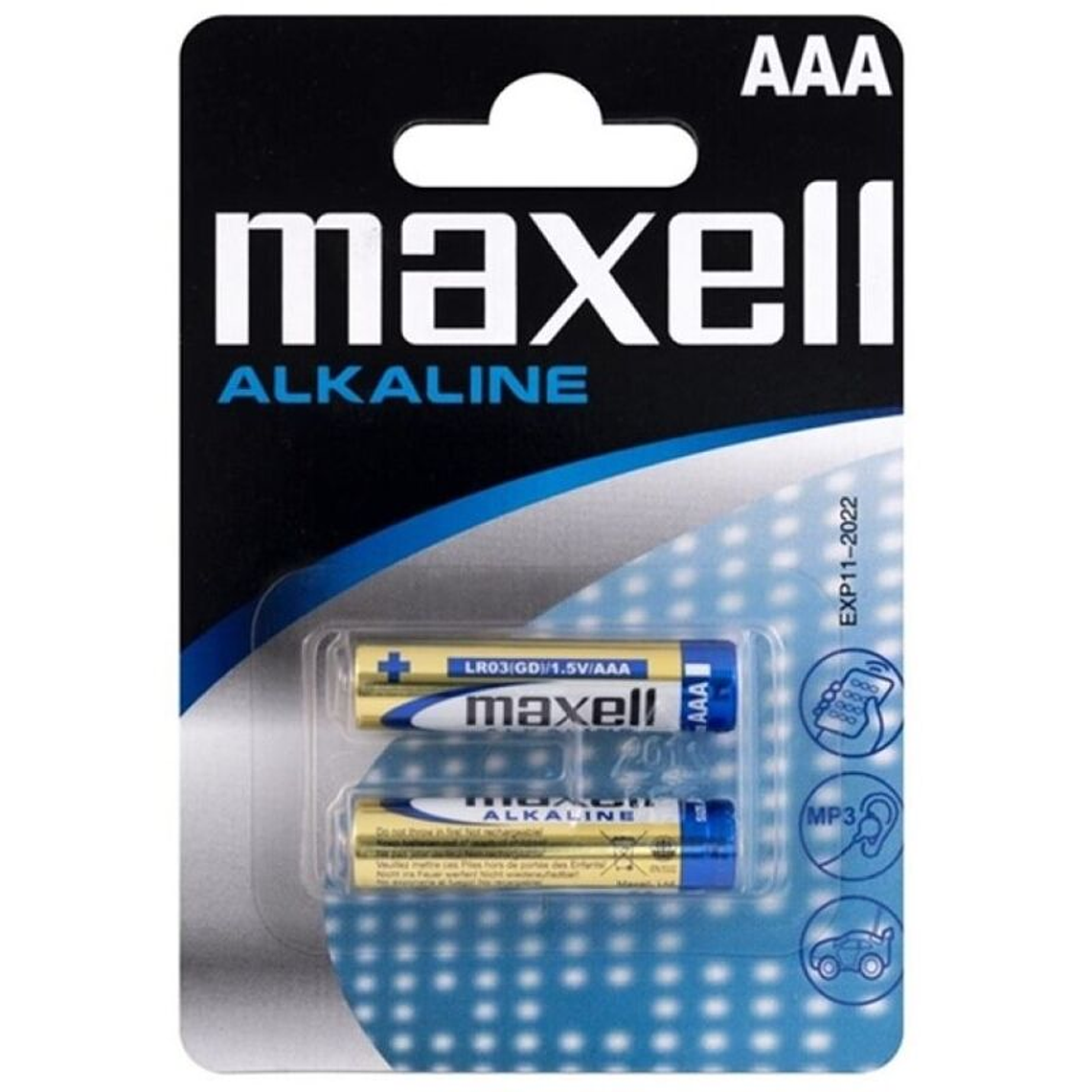 MAXELL - BLISTER ALCALINA AAA LR03 * 2 1