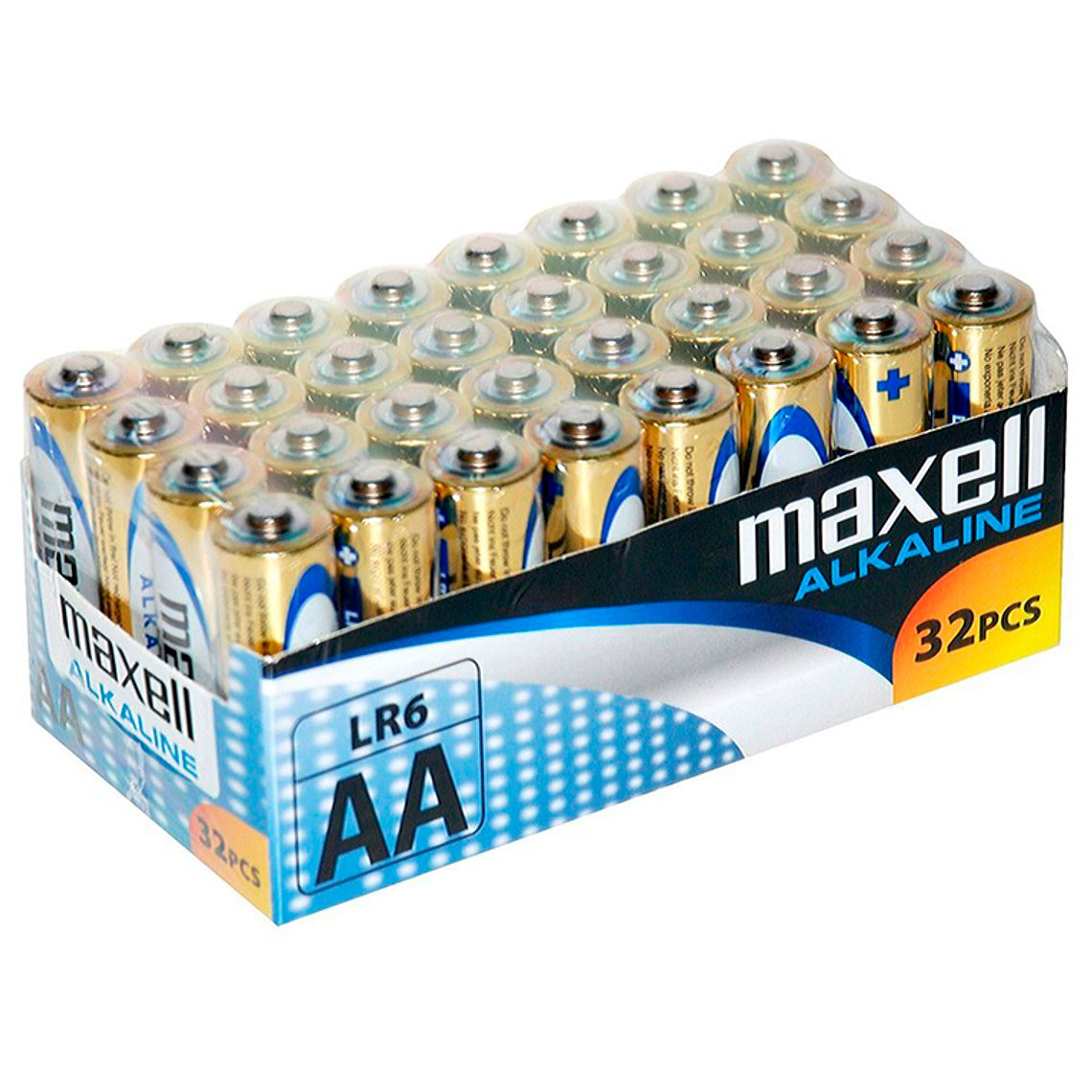 MAXELL - PACK ALCALINA AA LR6*32 UDS 1