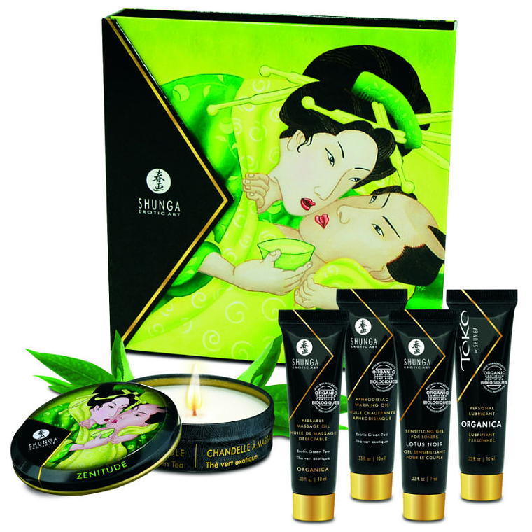 SHUNGA - KIT DE CHÁ VERDE ORGÂNICO SECRET GEISHA 1