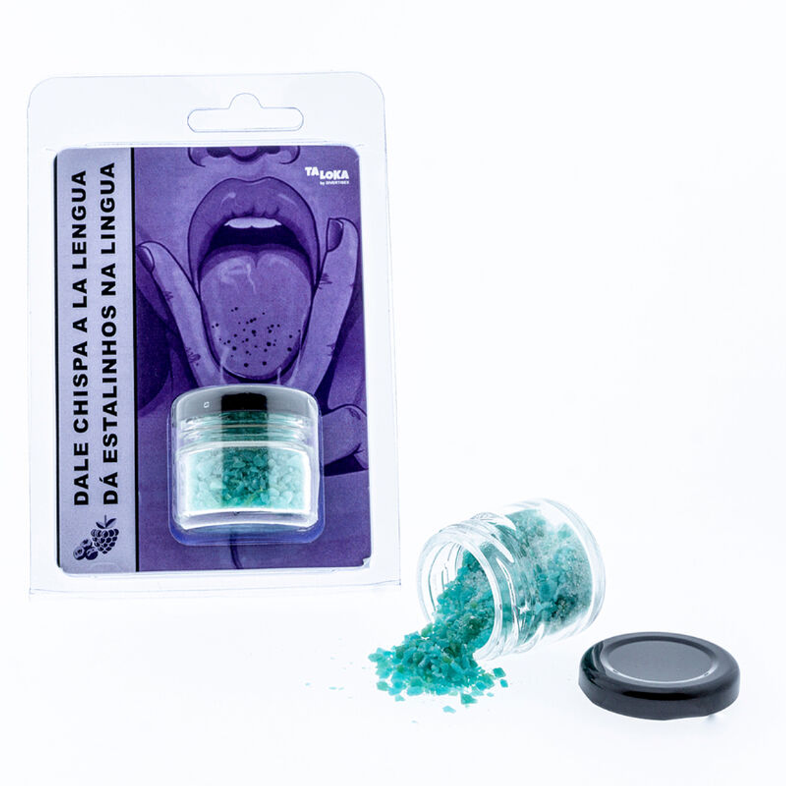 TALOKA - ESPUMANTE PARA A LÍNGUA! BEIJOS MGICOS DE FRAMBOESA AZUL 1