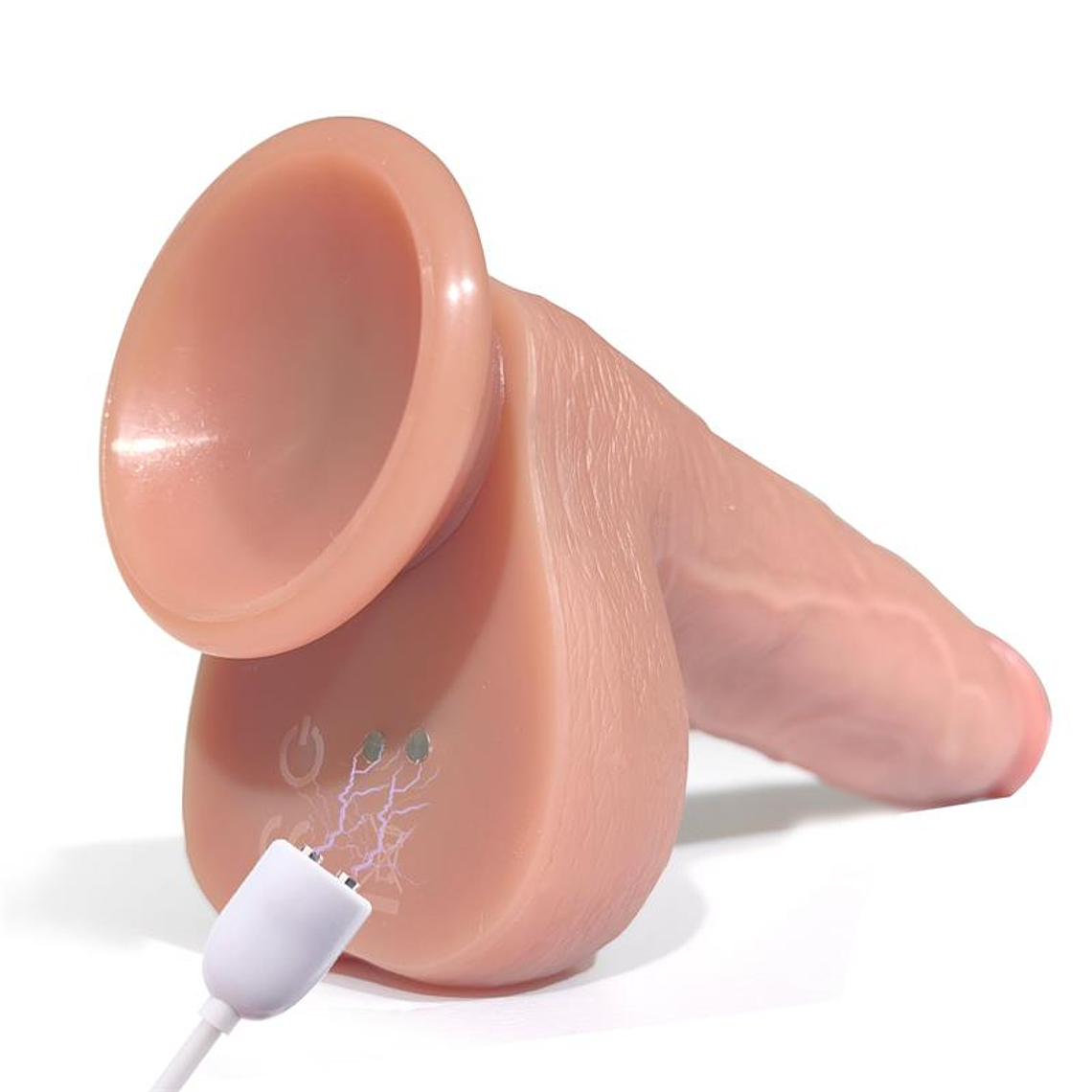 Dildo Realista com Turbo Shaking Tiberio | 3 em 1 360° Aquecimento 8