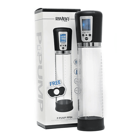 Bomba de Vácuo Automática para Pénis | 4 Funções Ecrã LCD Recarregável
