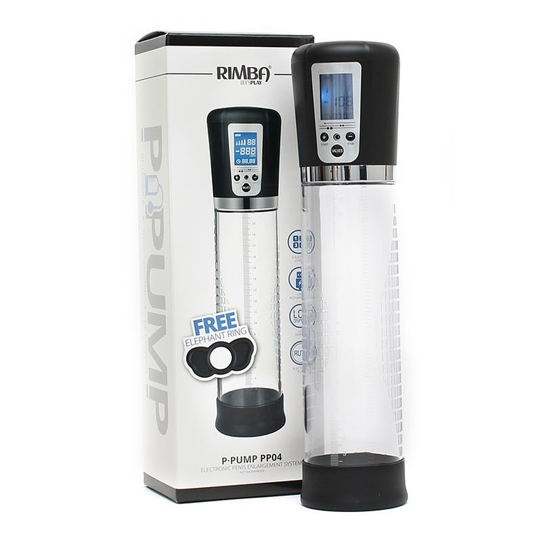 Bomba de Vácuo Automática para Pénis | 4 Funções Ecrã LCD Recarregável 1