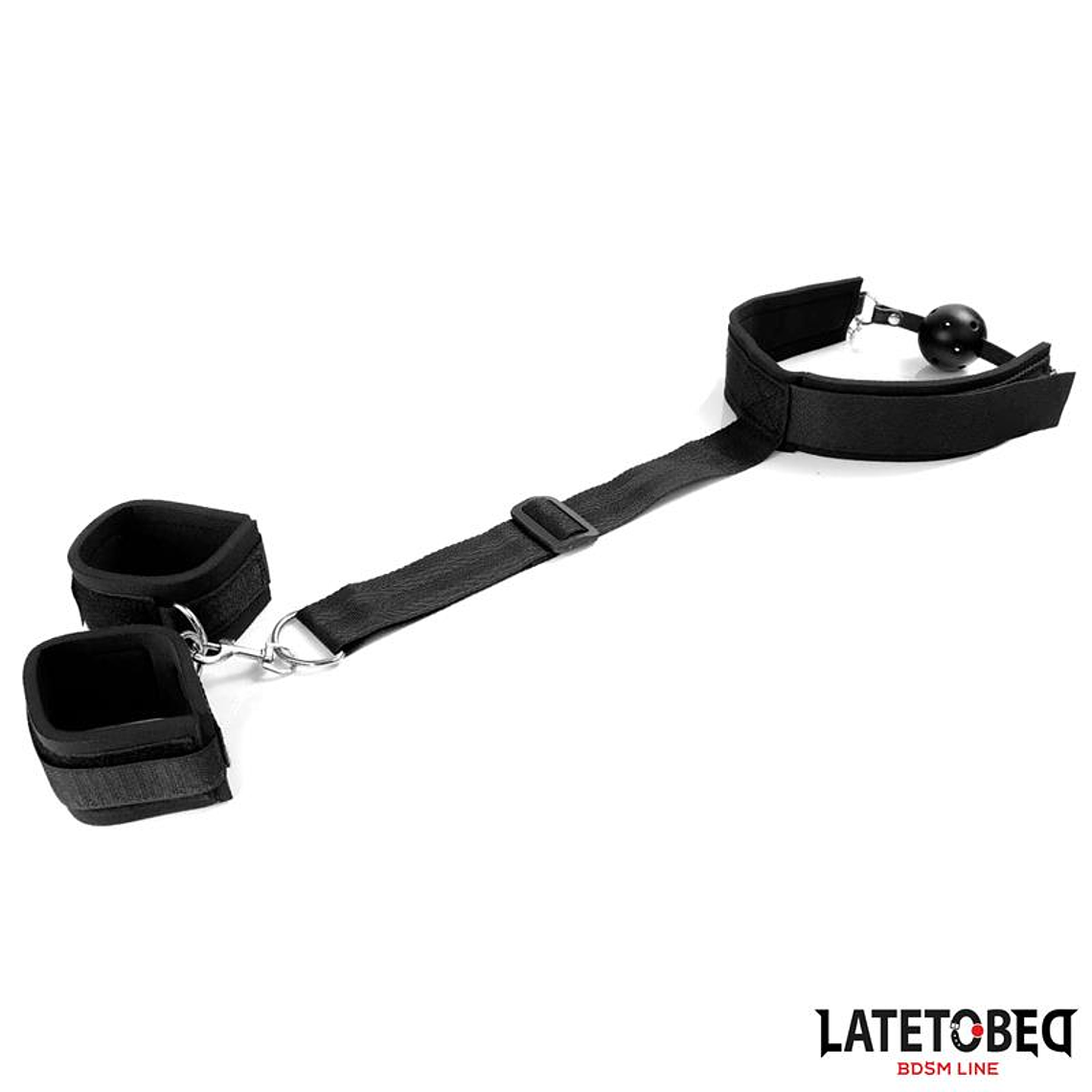 Conjunto Restrições BDSM Latetobed | Gag e Algemas Ajustáveis 2