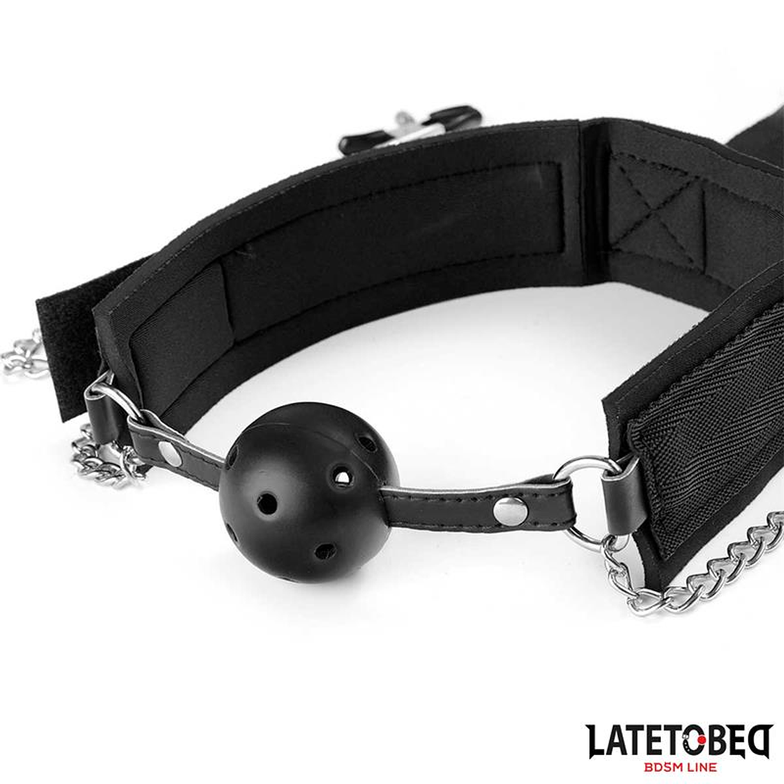 Conjunto Restrições BDSM Latetobed | Gag e Algemas Ajustáveis 5