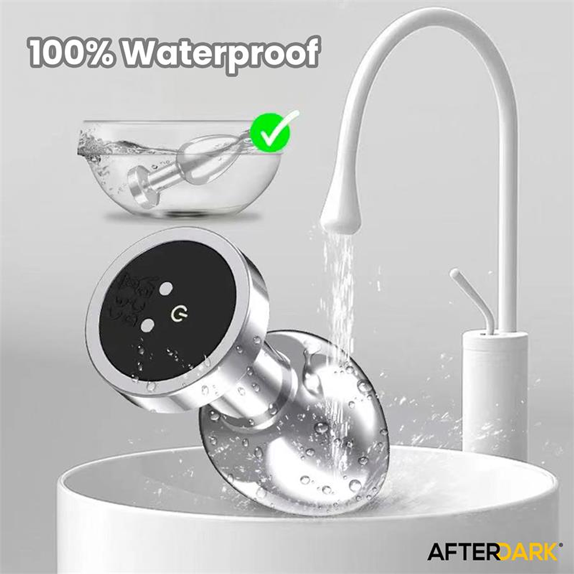 Plug Anal Vibratório Dimpor M | 10 Funções Recarregável 8,7cm 6