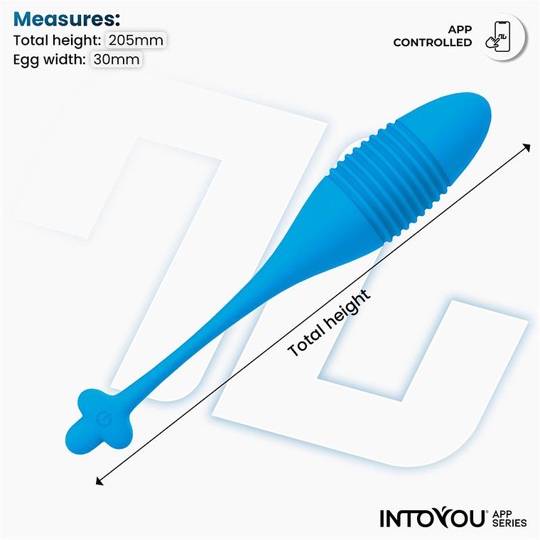 Ovo Vibratório com App Intoyou® | 8 Funções Controle Remoto  9