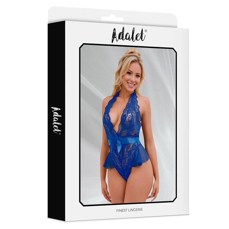 Teddy Renda Decote em V Adalet | Laço de Cetim Vermelho S-XL 3