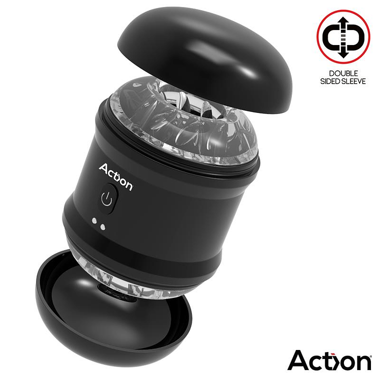 Masturbador Masculino Vibratório Action Man Thor | 10 Funções Dupla Abertura 2