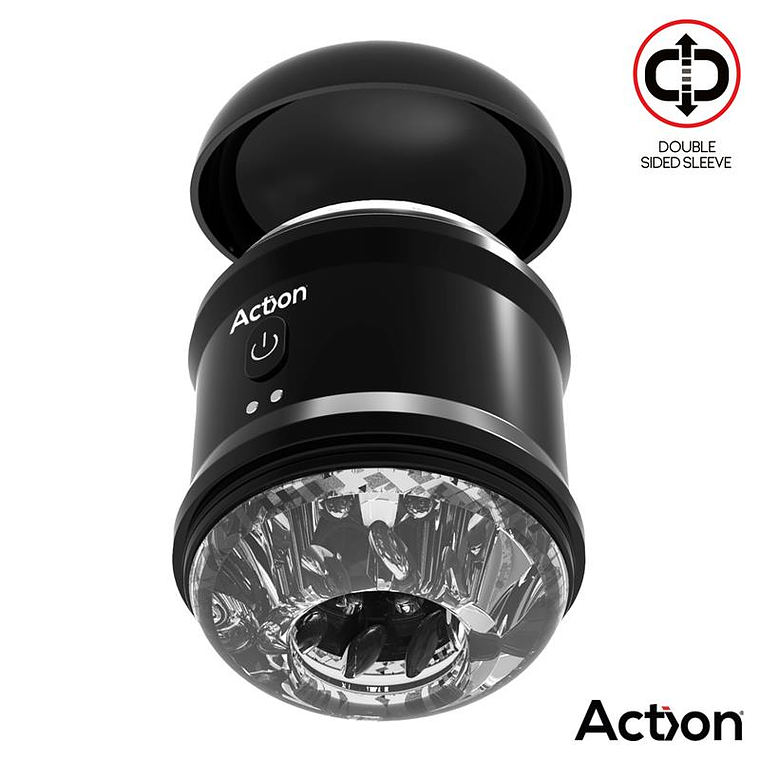 Masturbador Masculino Vibratório Action Man Thor | 10 Funções Dupla Abertura 3