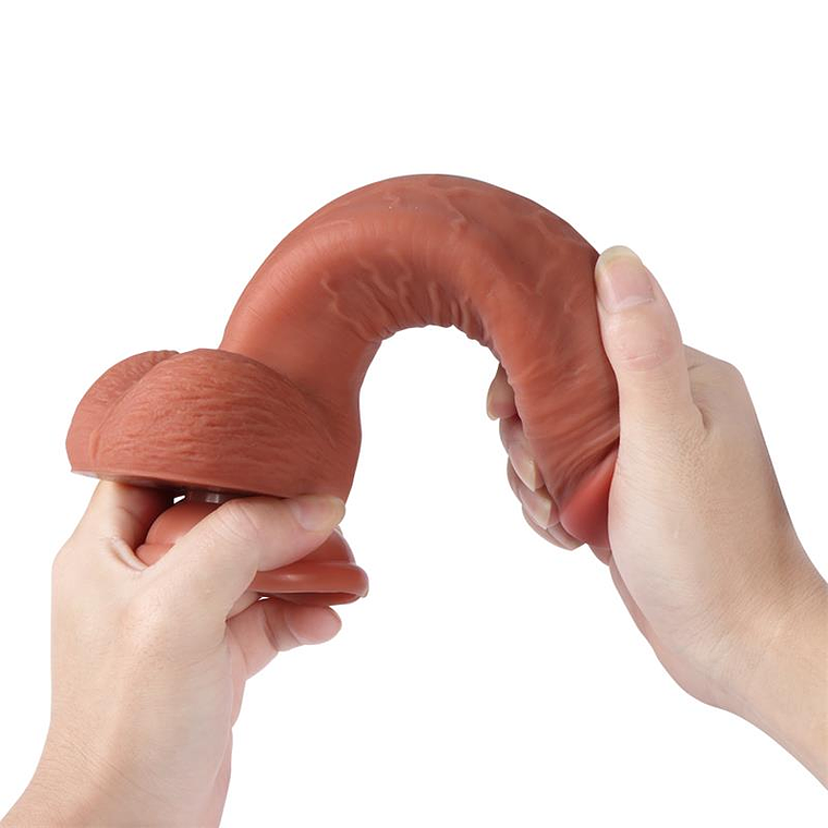 Dildo Silicone Dupla Camada COCK FOR QUEEN | 24cm Textura Realista 7