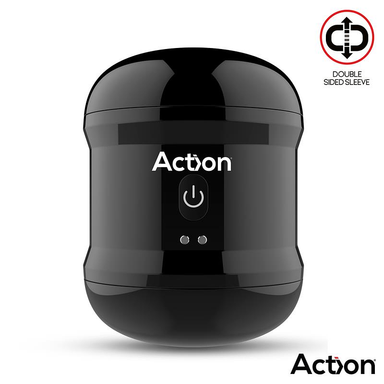 Masturbador Masculino Vibratório Action Man Thor | 10 Funções Dupla Abertura 7