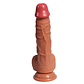 Dildo Silicone Dupla Camada COCK FOR QUEEN | 21cm Textura Realista - thumbnail 4