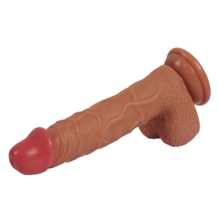 Dildo Silicone Dupla Camada COCK FOR QUEEN | 21cm Textura Realista 5