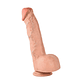 Dildo Dupla Camada COCK FOR QUEEN | 28cm PVC Textura Realista - Thumbnail 2