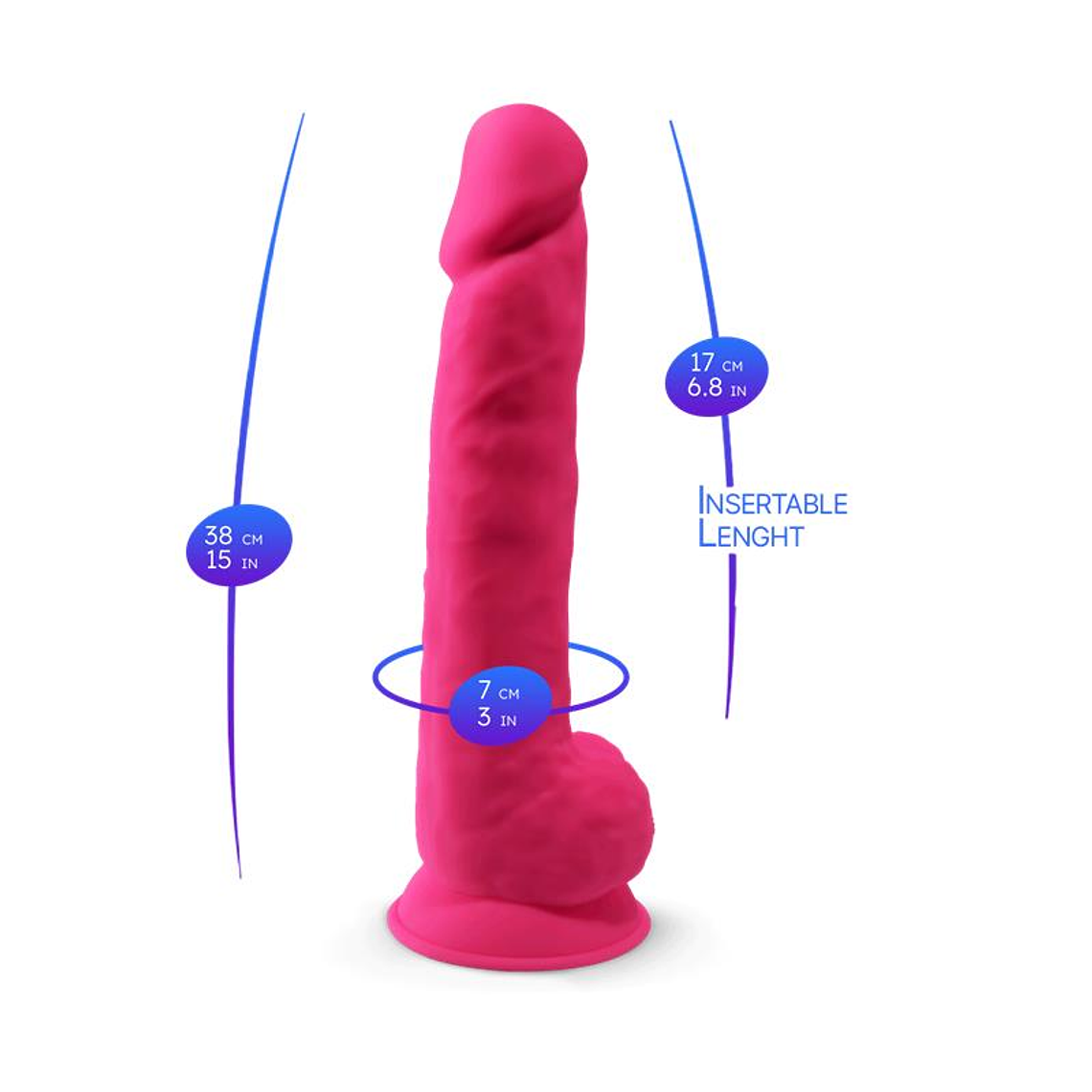 Dildo Dupla Densidade Model 15