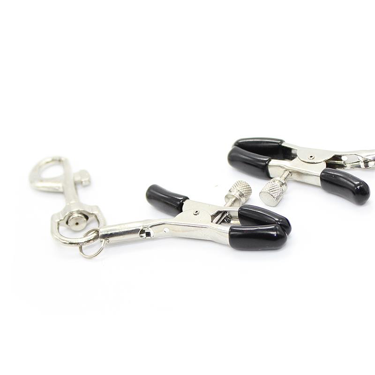 Clipes de Mamilo Metal Ajustáveis Latetobed | Com Mosquetões 4