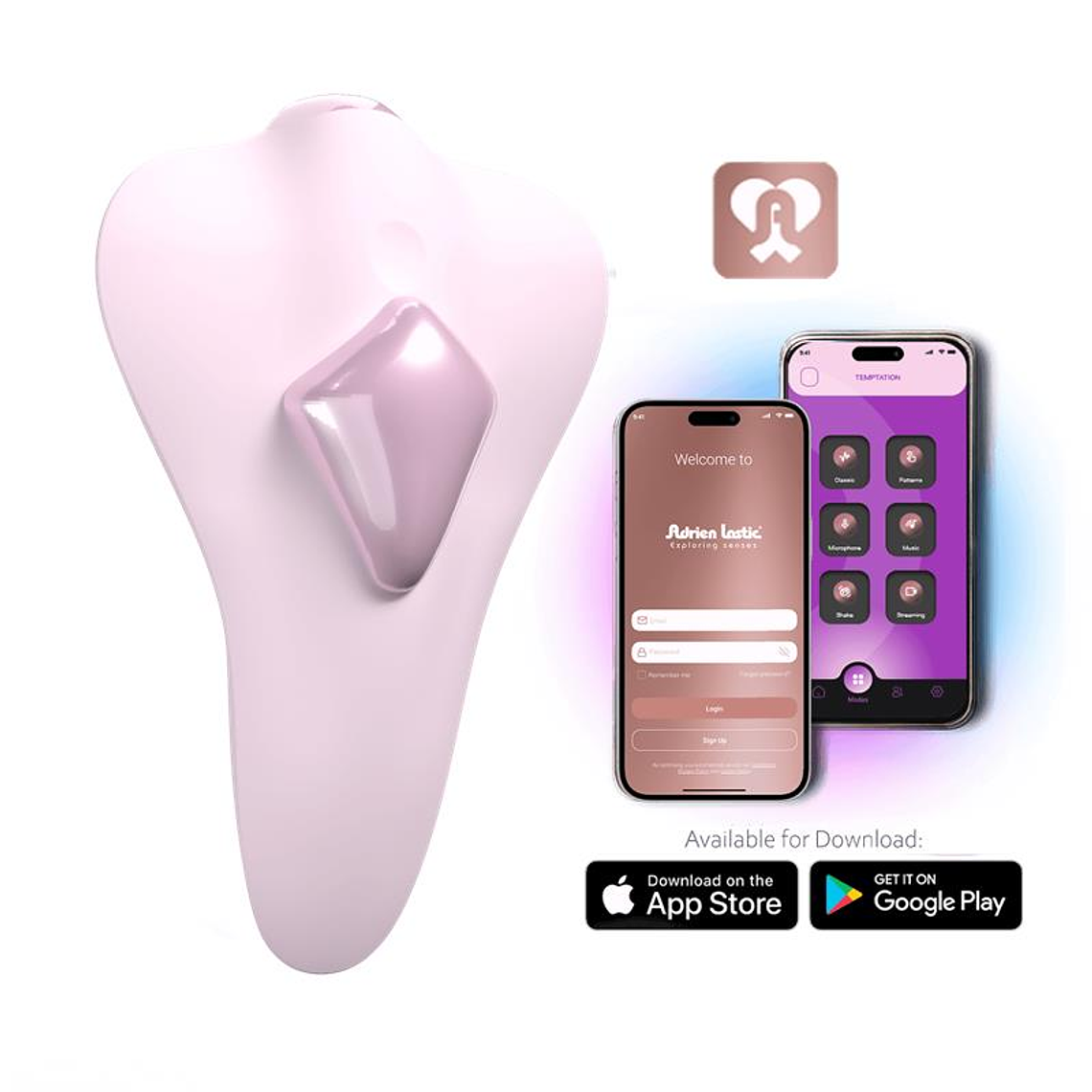 Estimulador Clitóris Magnético Adrien Lastic Temptation | App 9+11 Modos 2