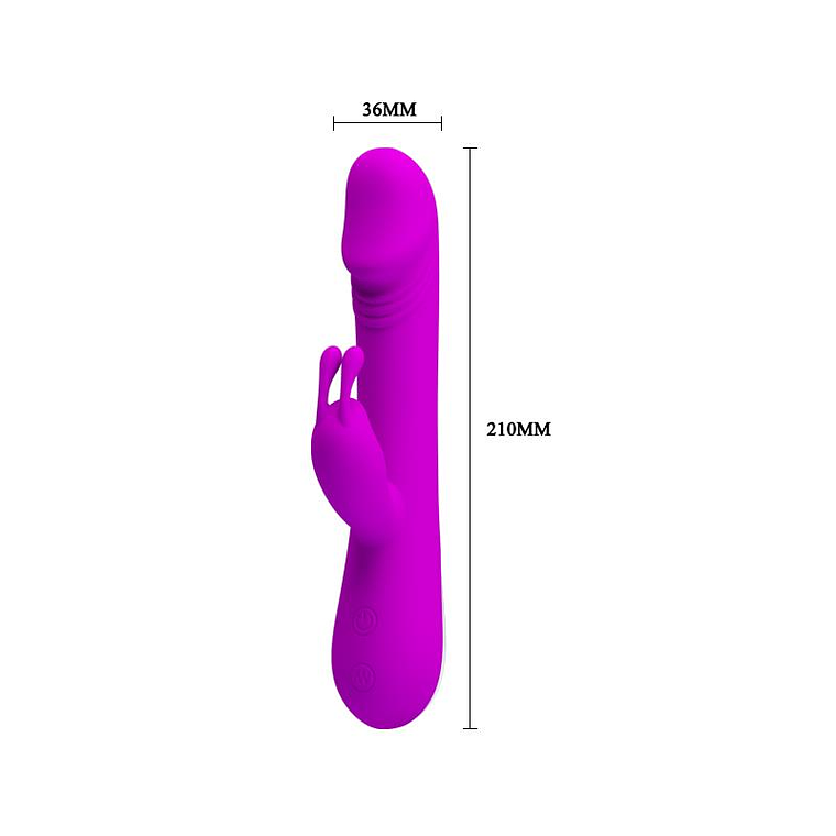 Vibrador Ponto G Curvo | 30 Funções Silicone Macio 21cm 5