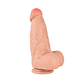 Dildo Dupla Camada COCK FOR QUEEN | 24,5cm PVC Textura Realista - Thumbnail 2