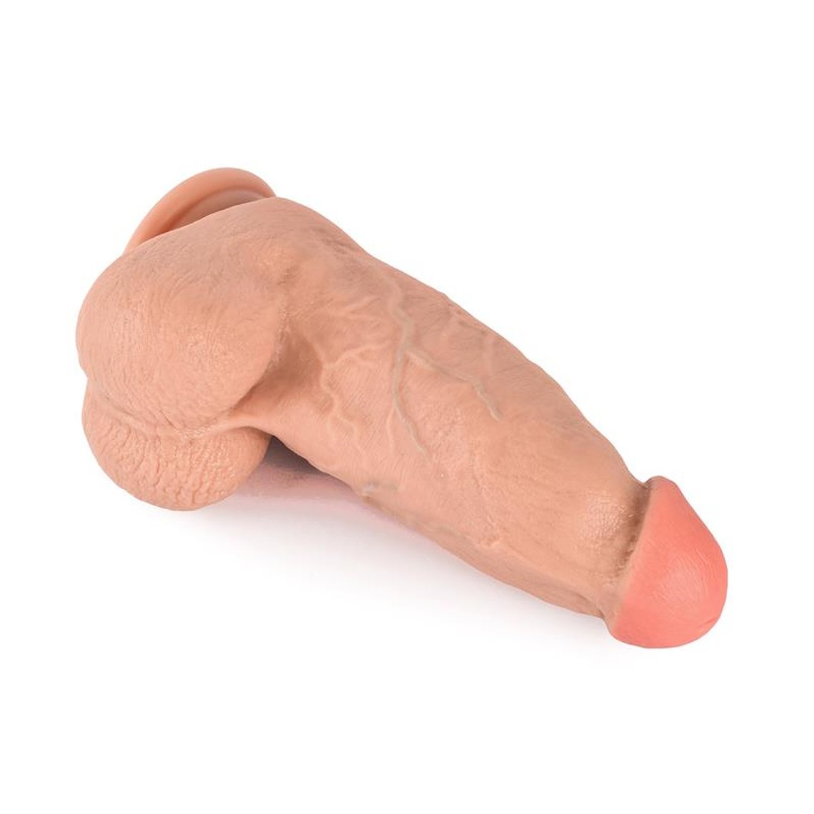 Dildo Dupla Camada COCK FOR QUEEN | 24,5cm PVC Textura Realista 4