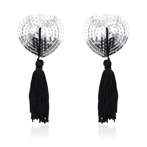 Tapa-mamilos em forma de coração da LATETOBED BDSM LINE