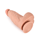 Dildo Dupla Camada COCK FOR QUEEN | 24,5cm PVC Textura Realista - Thumbnail 5