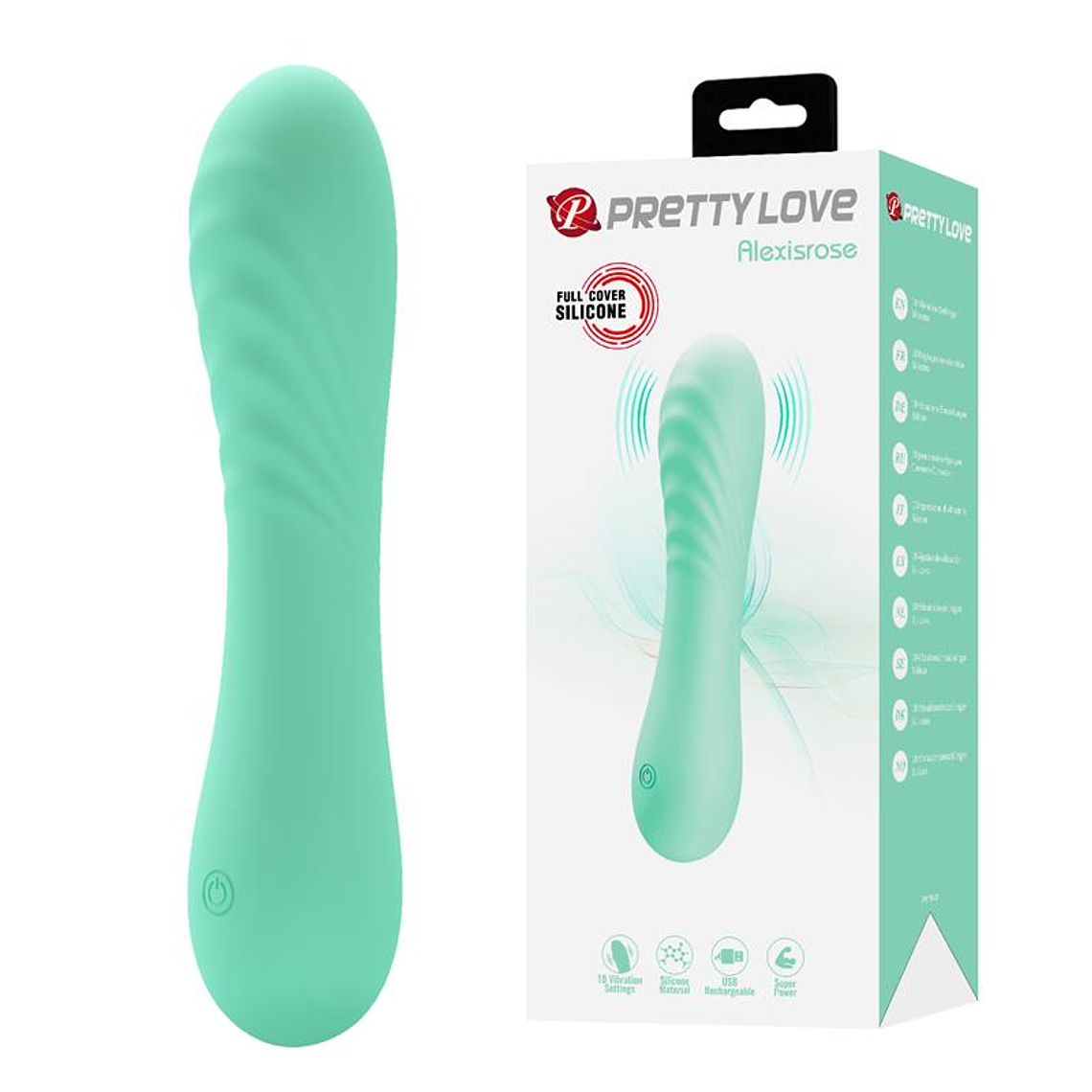 Alexisrose Vibrator Full Silicone 1