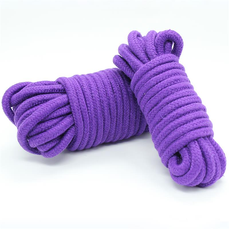 Bondage Cotton Rope 10 Meter Purple 2