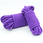 Bondage Cotton Rope 10 Meter Purple - Thumbnail 2