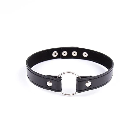 Collar with Hoop Adjustable 38,2 cm Black
