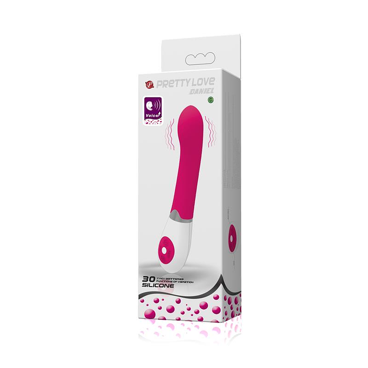 Vibrador Vibe Daniel with Voice Control Rosa — Elegante e Potente 9