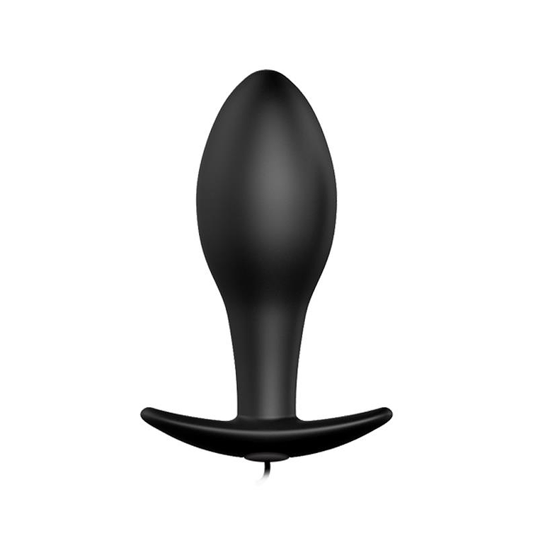 Anal Plug Black Anchor with Remote Control 1