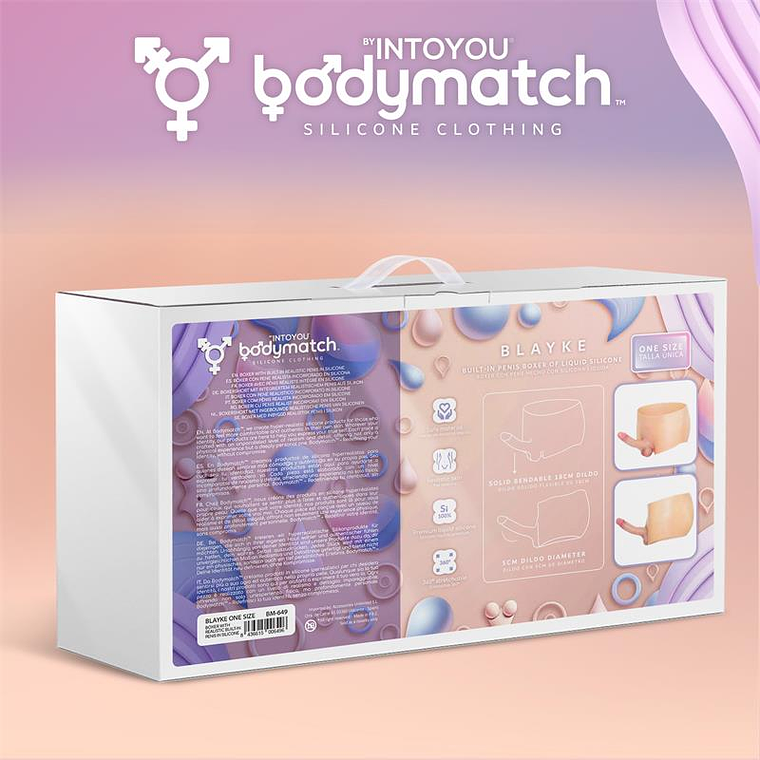Blayke Boxer with 18 cm Built-in Penis Liquid Silicone One Size 5