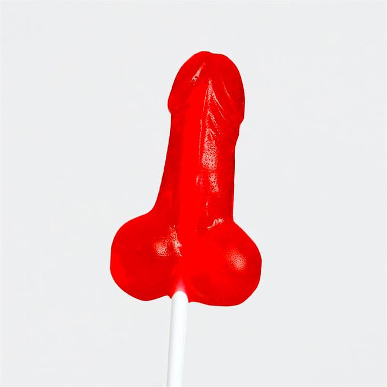 Strawberry Penis-Shaped Lollipop 2