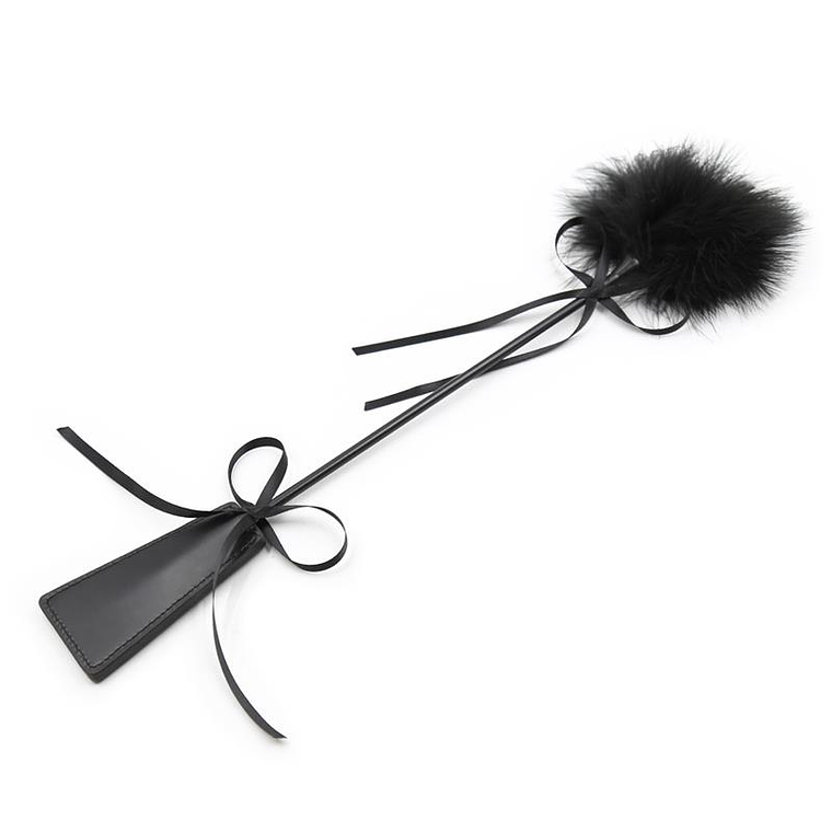 Feather Tickler and Paddle 49 cm Black 1