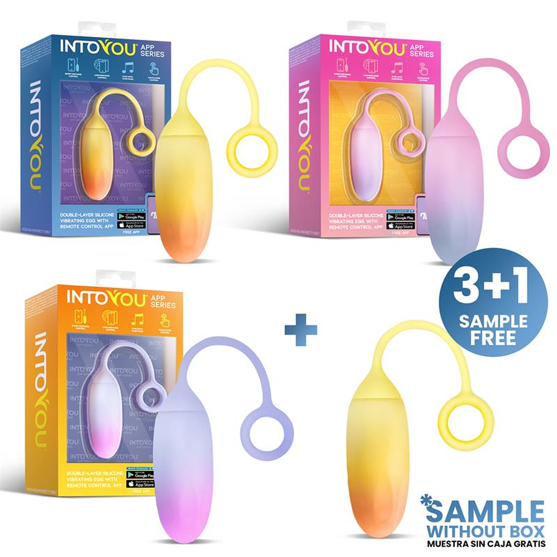 Pack Assorted 3 + Sample Double Layer Egg with APP 1