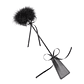 Feather Tickler and Paddle 49 cm Black - Thumbnail 4