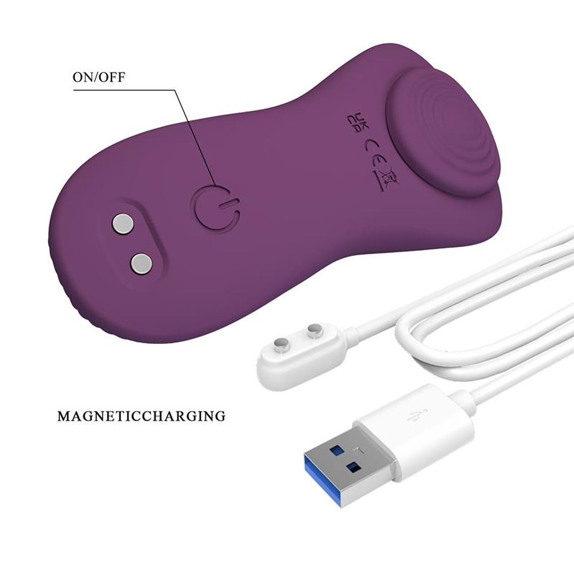 Mane Panty Vibrator with App Purple 8