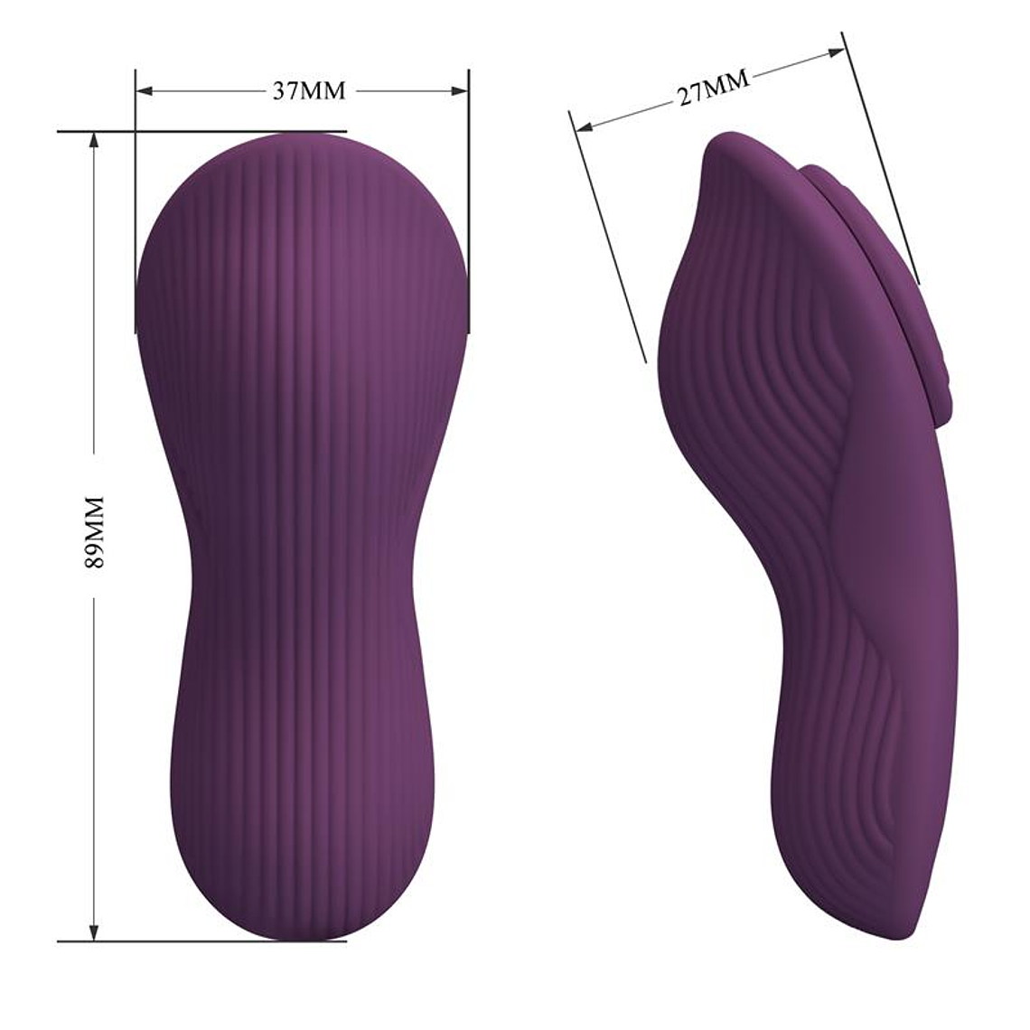 Mane Panty Vibrator with App Purple 9
