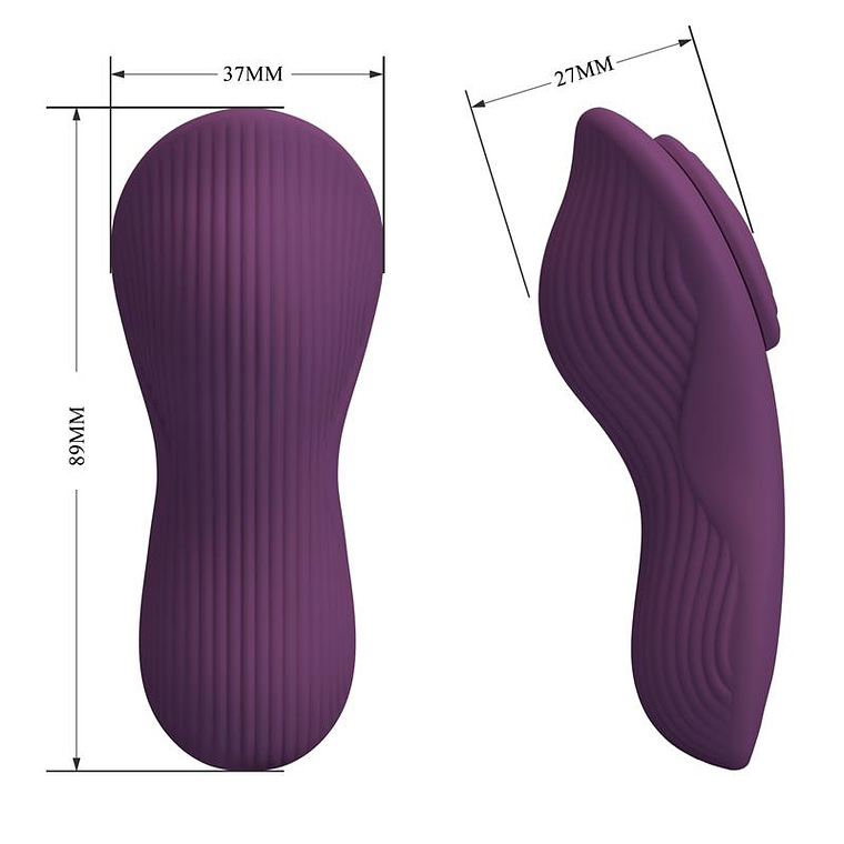Mane Panty Vibrator with App Purple 9
