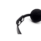 Silicone Ball Gag 4 cm Adjustable Black - Thumbnail 3