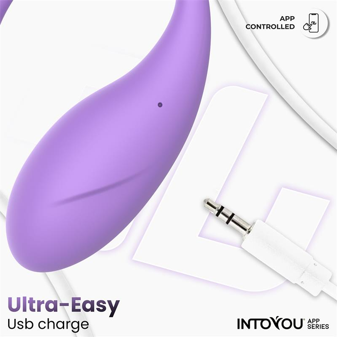 Bulby Egg Vibrator with App Lavander 7
