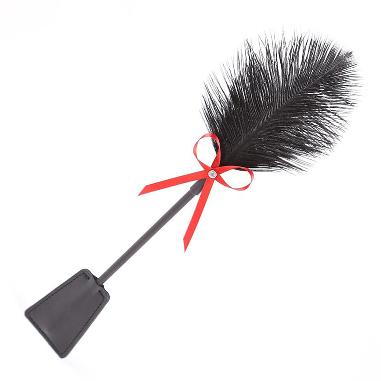 Feather Tickler and Paddle 36 cm Red/Black 2