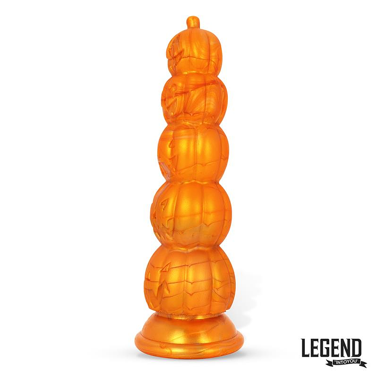 Pumpkron Pumpkin-shaped Liquid Silicone Dildo 19,7 cm 3