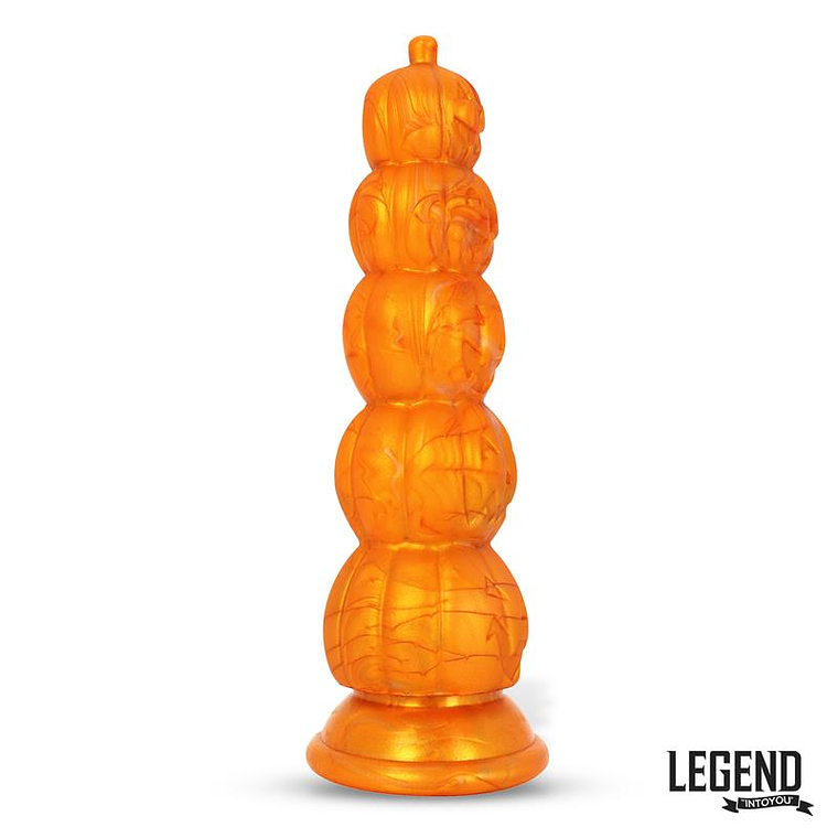 Pumpkron Pumpkin-shaped Liquid Silicone Dildo 19,7 cm 4