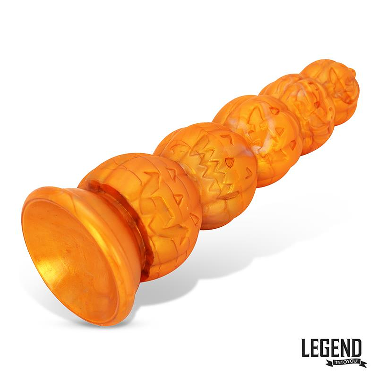 Pumpkron Pumpkin-shaped Liquid Silicone Dildo 19,7 cm 6