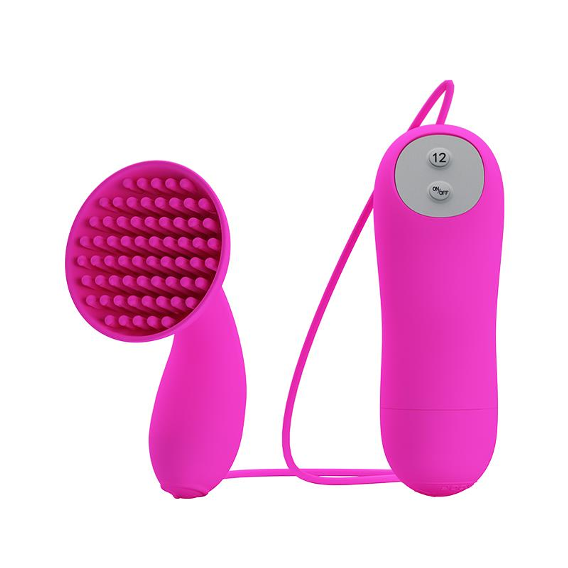 Foldable Vibrator with Remote Control | 12 Functions | 2 AAA Batteries 1