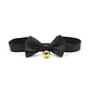 Latetobed ​​Collar with Bow and Bell | Black Size M 29cm Adjustable - thumbnail 2