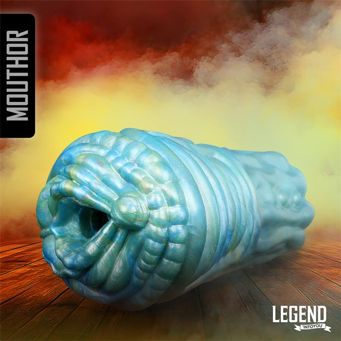 Masturbador Masculino Silicone Líquido Mouthor | 16cm Cores Vibrantes 1